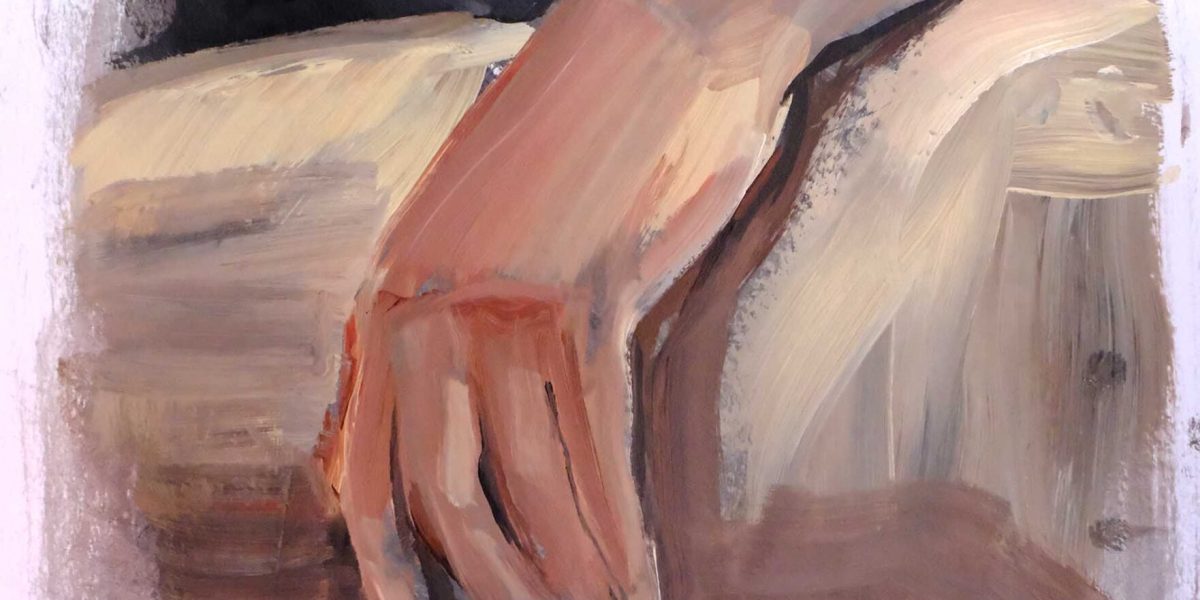 acrylic paint on paper