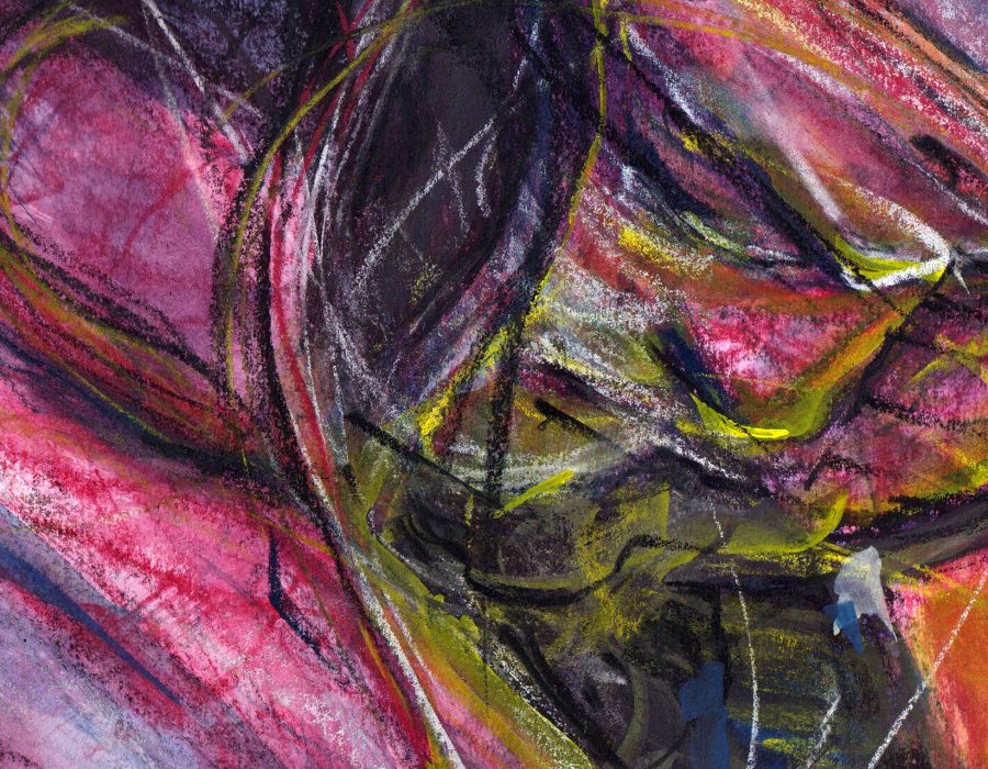 watercolor chalk on paper